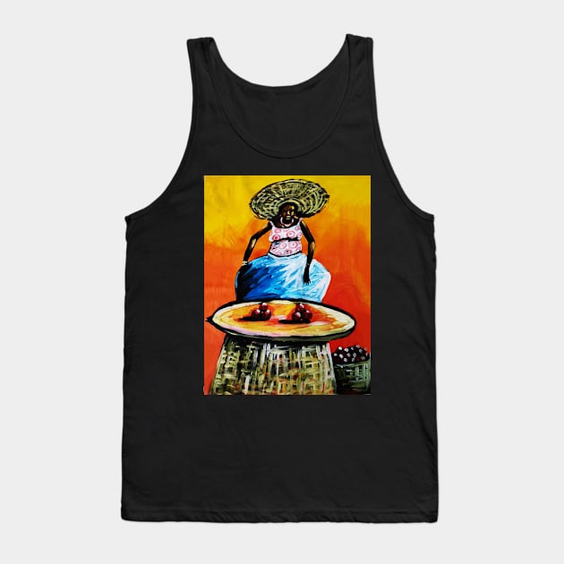 African Woman Black History, Artwork Tank Top by dukito